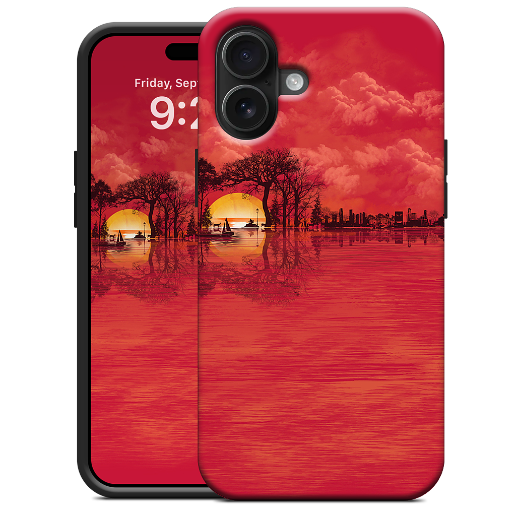 Musical Sunset iPhone Case