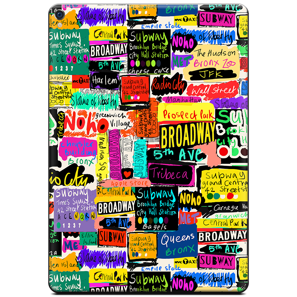 NYC Words iPad Skin