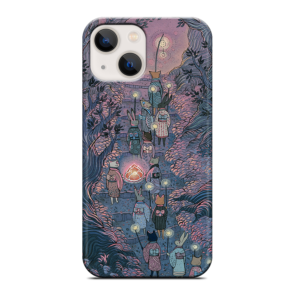 Woodland Procession iPhone Case