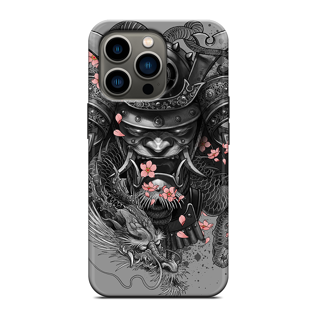 Samurai Dragon iPhone Case