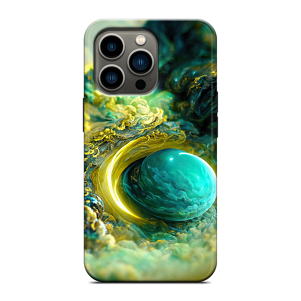 Planetary Accretion iPhone Case