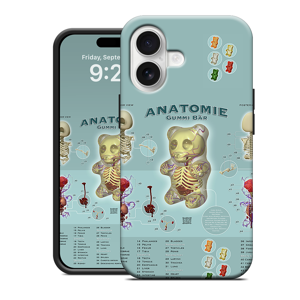 Gummi Anatomie iPhone Case