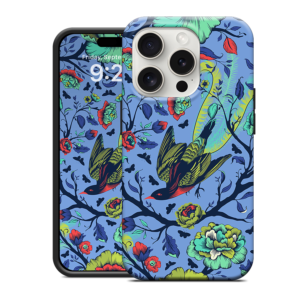 Tail Feathers Lupine iPhone Case