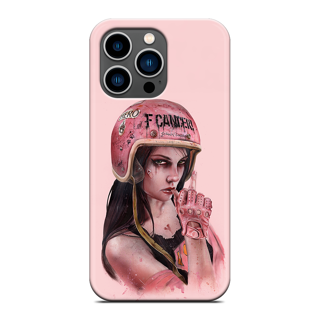 F Cancer iPhone Case