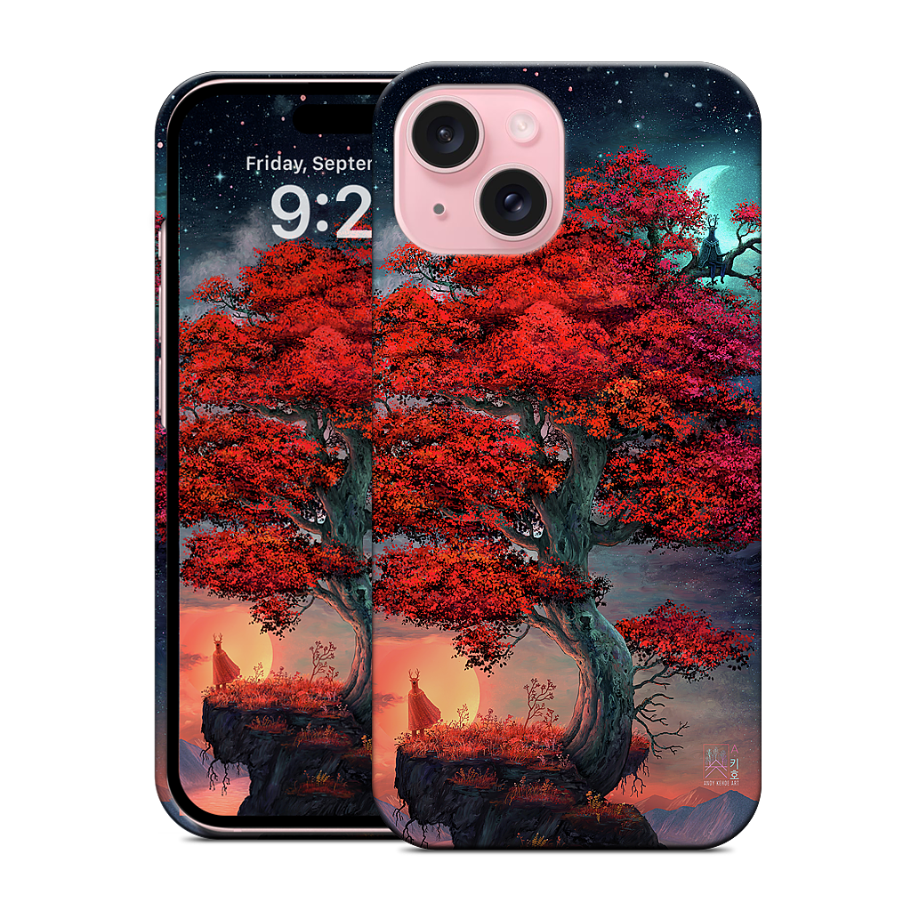 Light & Dark in Equal Parts iPhone Case