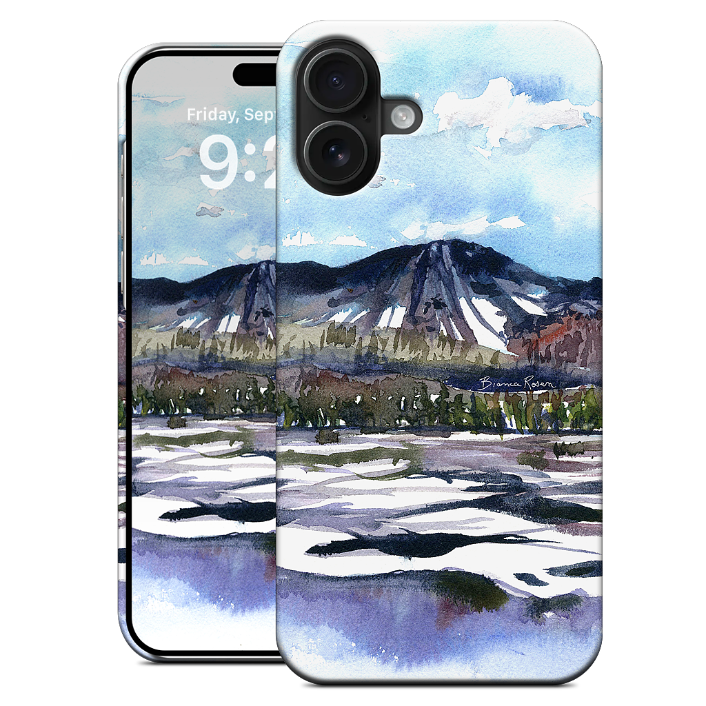 Ski Mountain iPhone Case