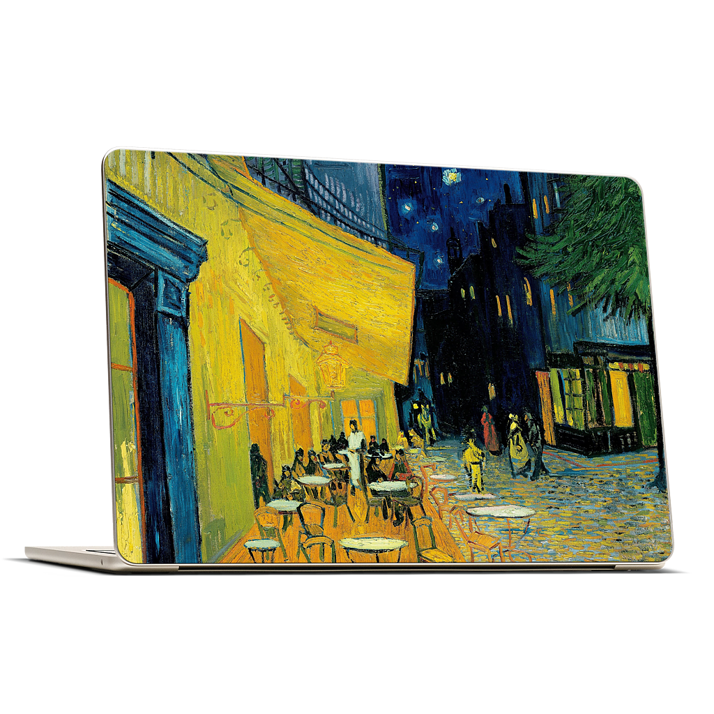 Cafe at Night MacBook Skin