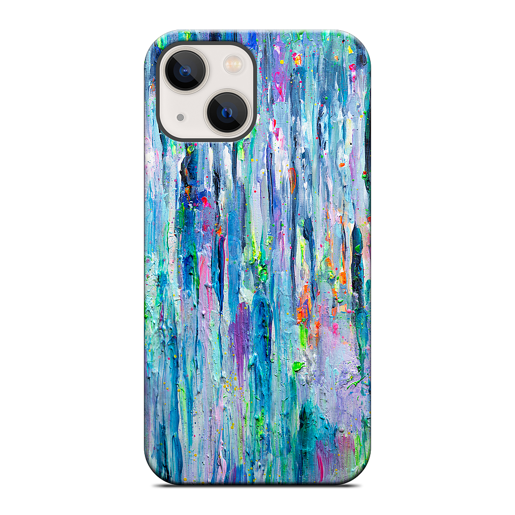 Silver Rain iPhone Case