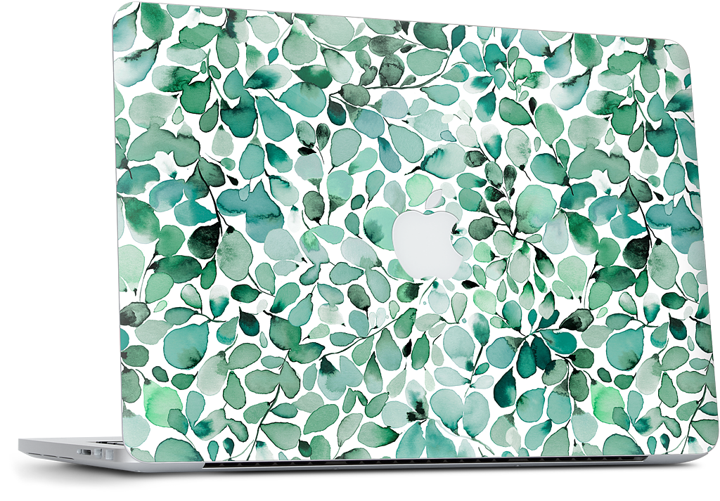 Eucalyptus Leafy Green MacBook Skin