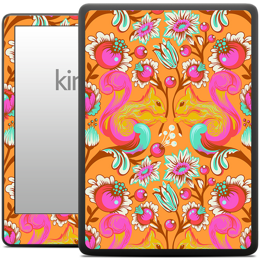 Squirrel Begonia Kindle Skin