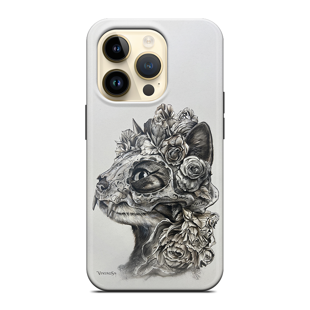 Muerte Cat iPhone Case