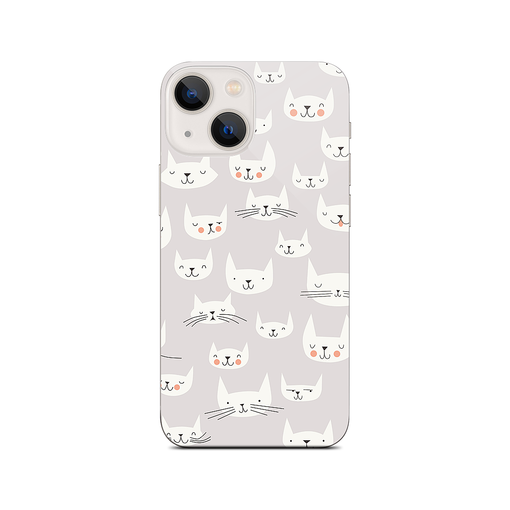 Cat Faces iPhone Skin