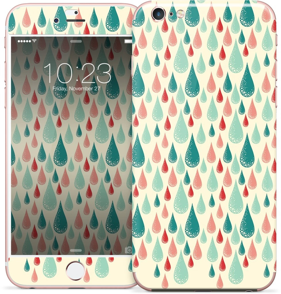 Rain Drops iPhone Skin