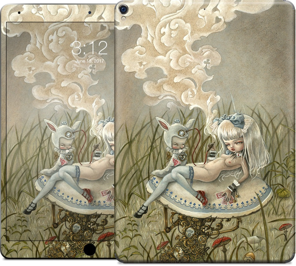 Alice and the Caterpillar iPad Skin