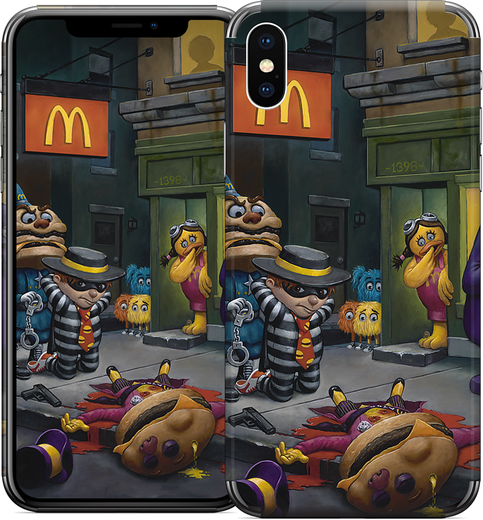 McCheese Gets Greased iPhone Skin