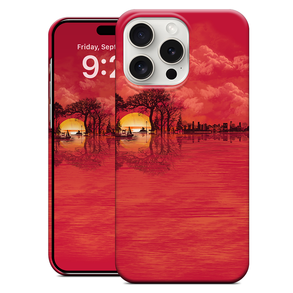 Musical Sunset iPhone Case