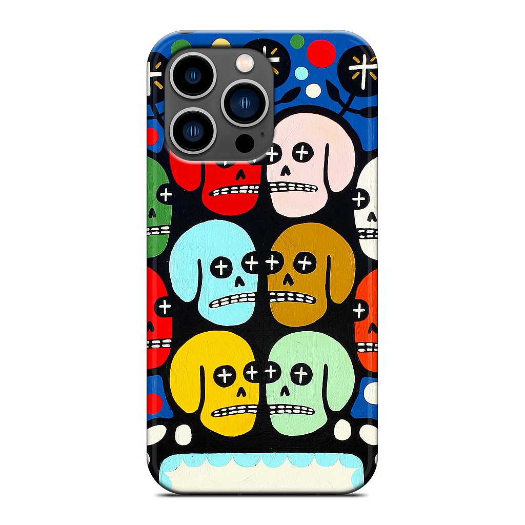 The Many Colors Of Death iPhone Case