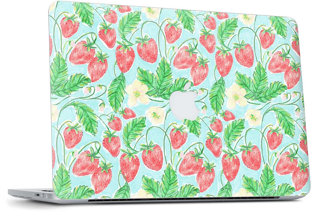 Wild Strawberries MacBook Skin