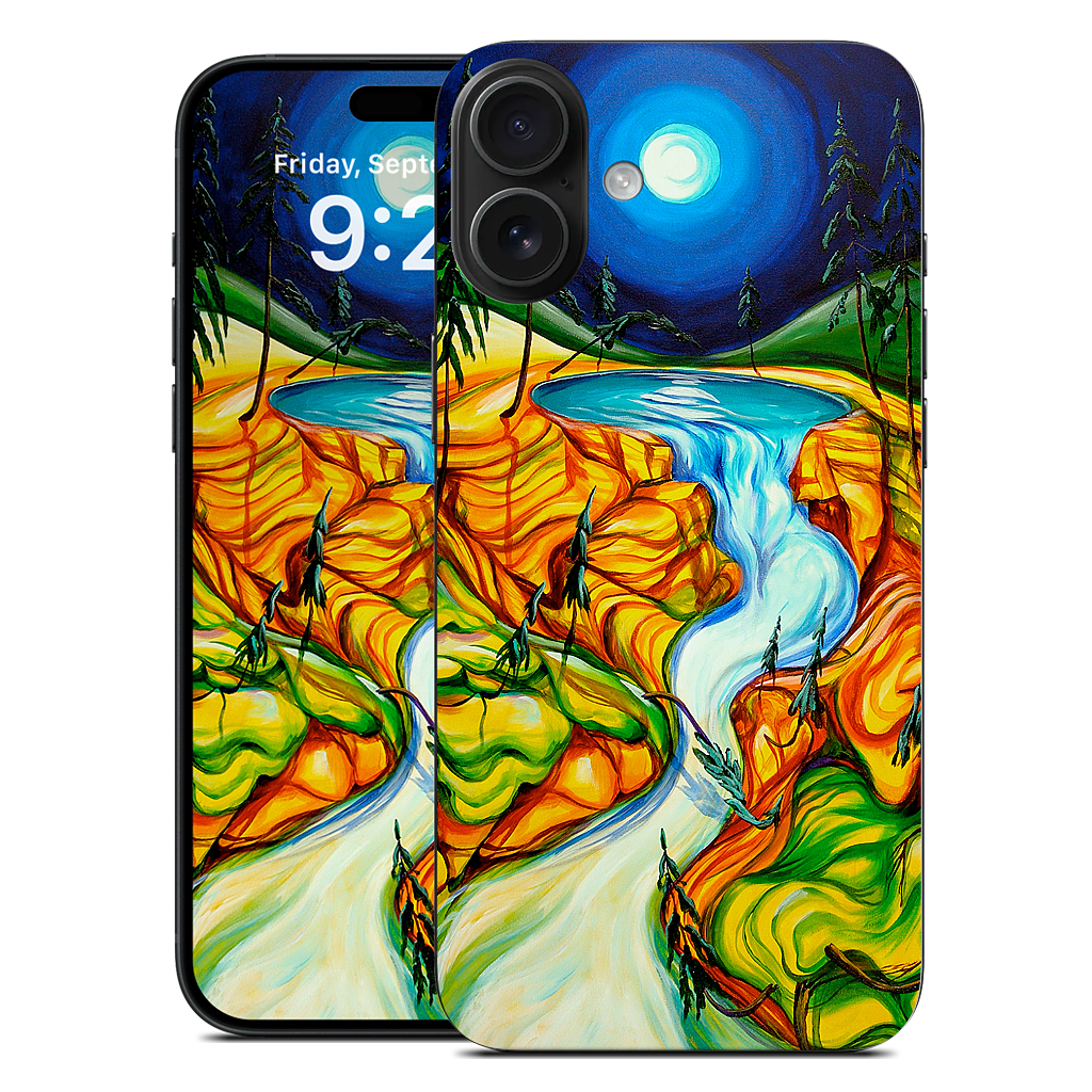 Cup Of Life Athabasca Falls Jasper iPhone Skin