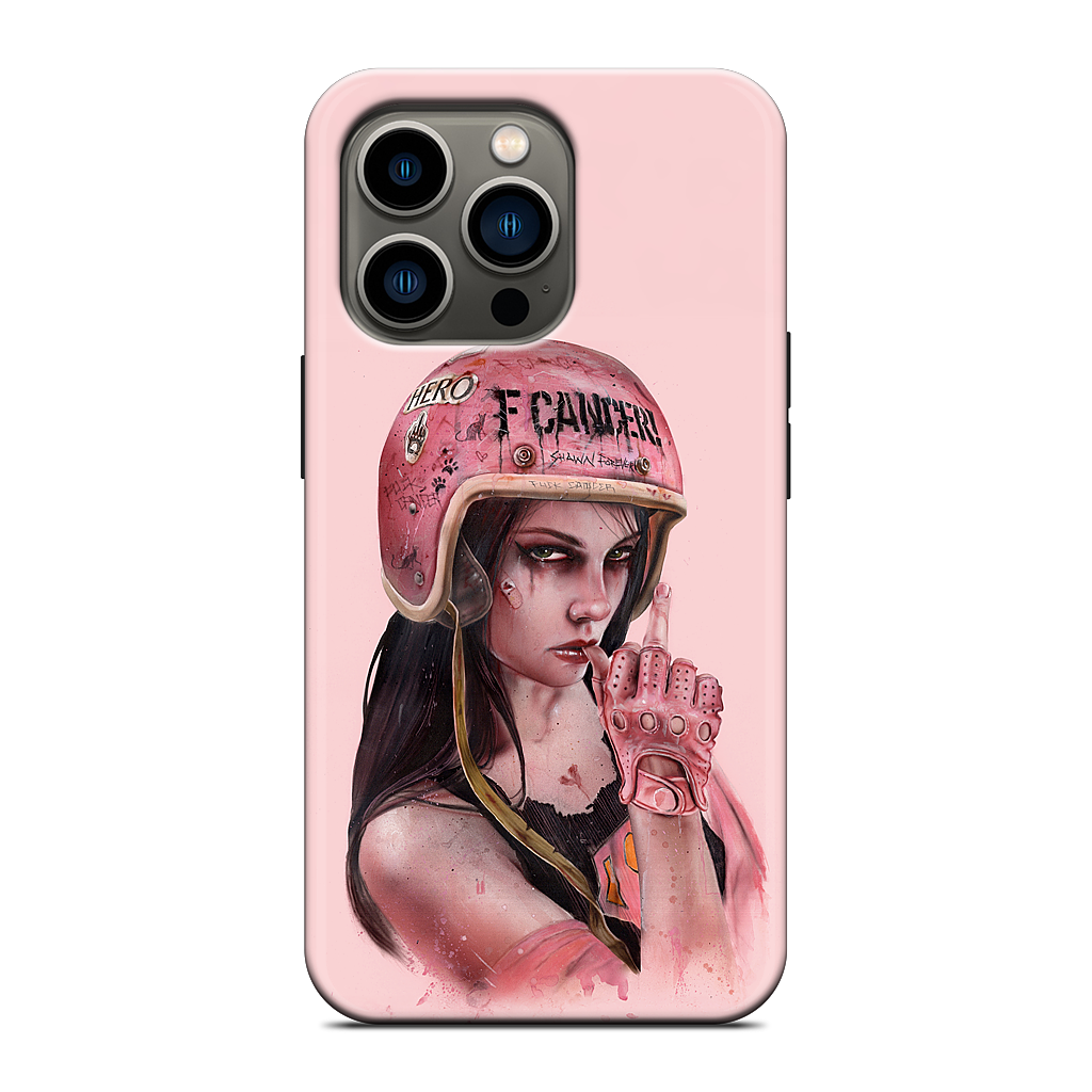 F Cancer iPhone Case