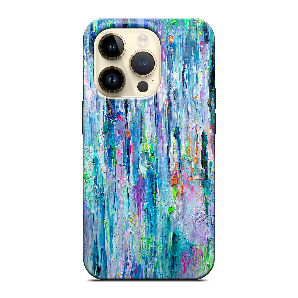 Silver Rain iPhone Case