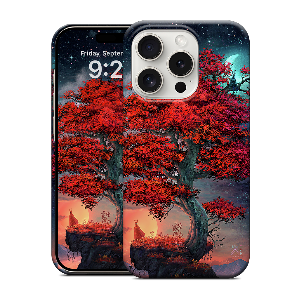 Light & Dark in Equal Parts iPhone Case