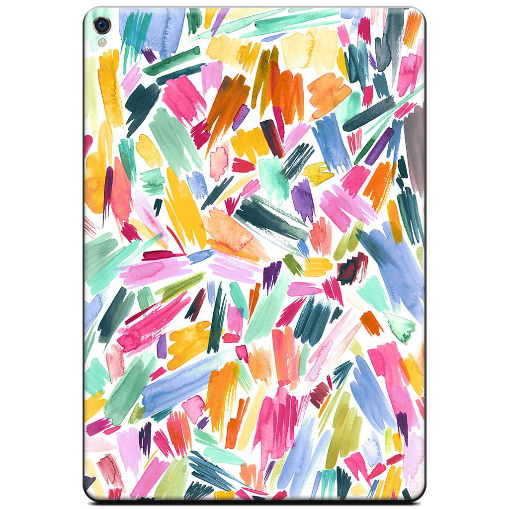 Colorful Abstract Strokes iPad Skin