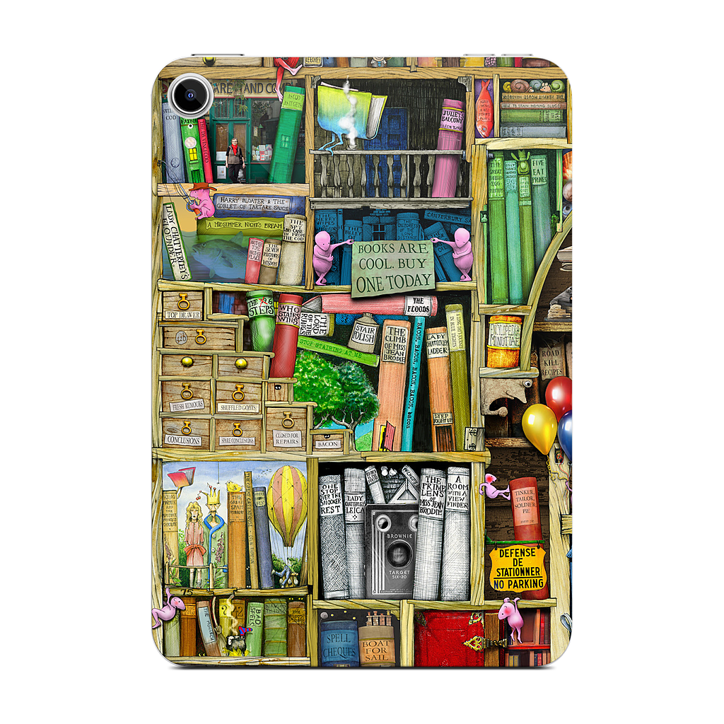 Bookshelf 2a iPad Skin