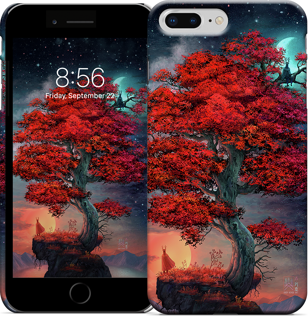 Light & Dark in Equal Parts iPhone Case