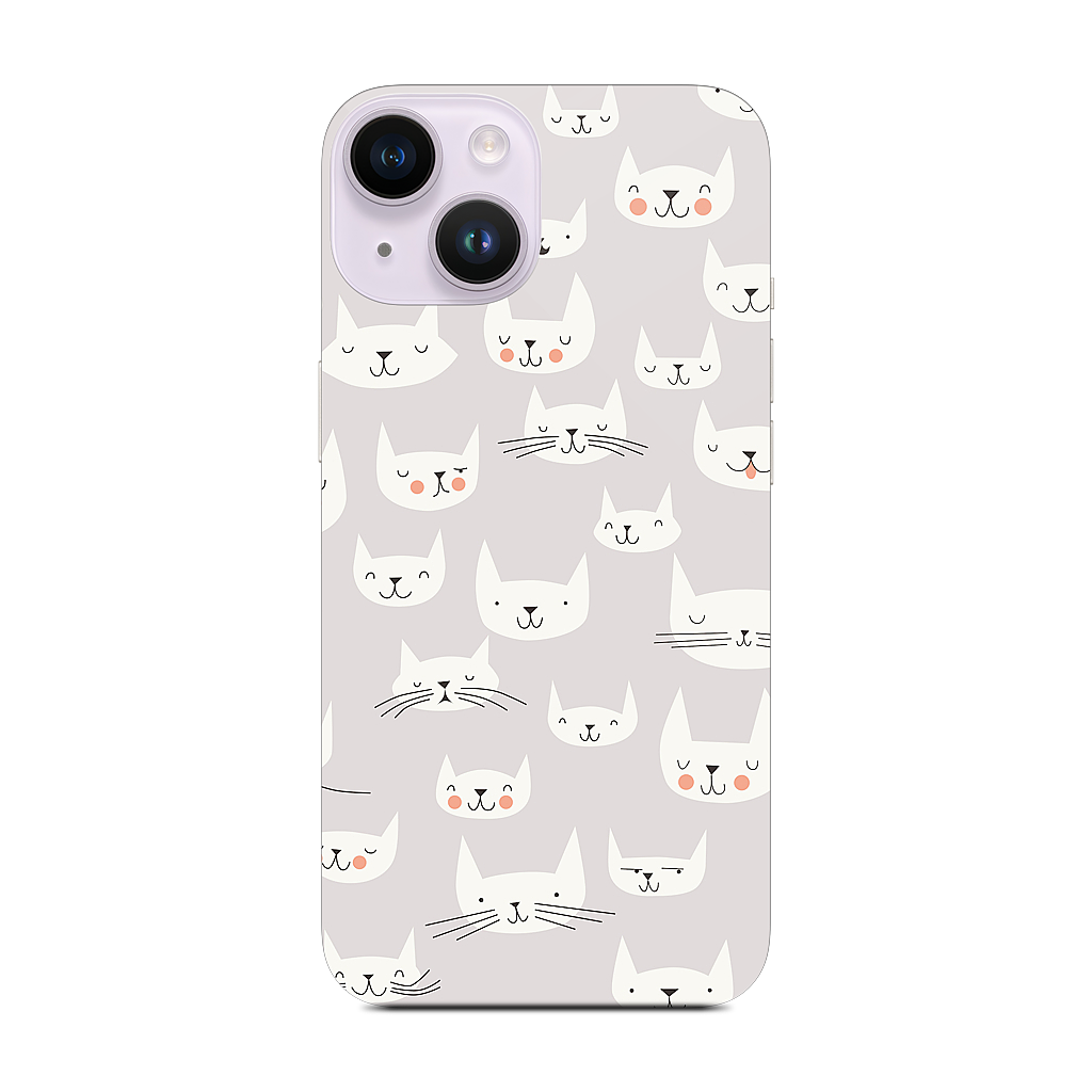 Cat Faces iPhone Skin