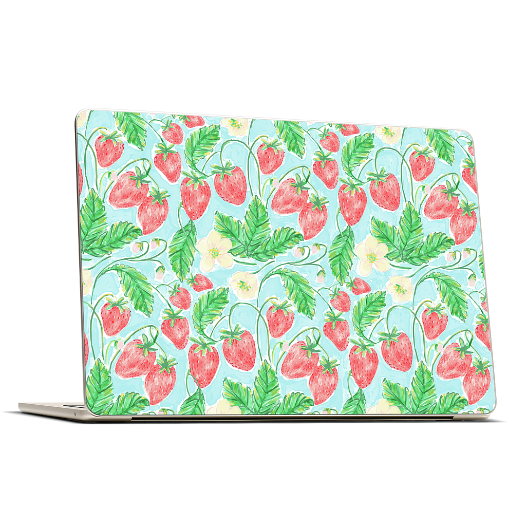 Wild Strawberries MacBook Skin