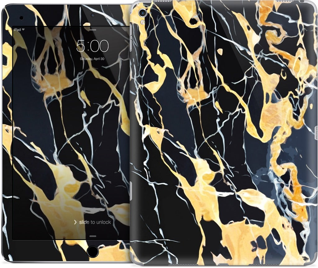 Black Marble iPad Skin