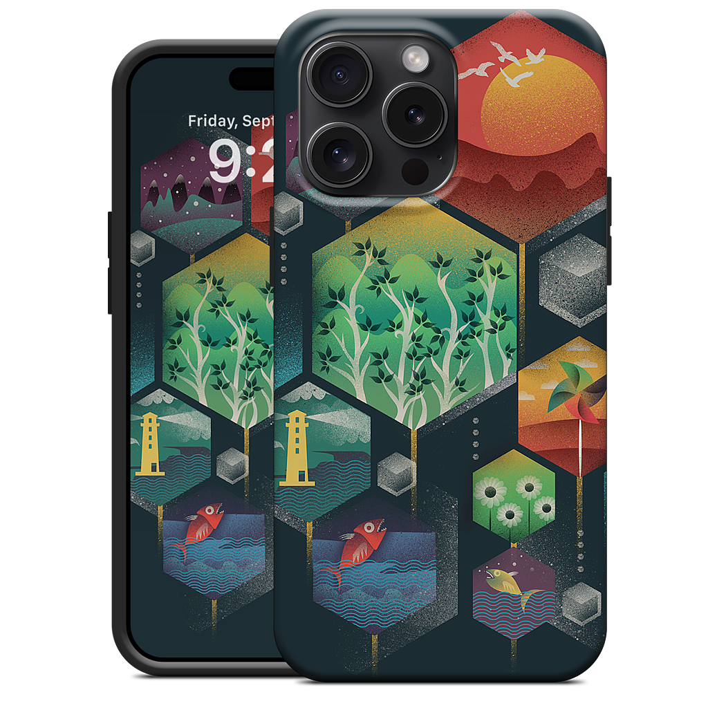 Geometrical Wonders iPhone Case