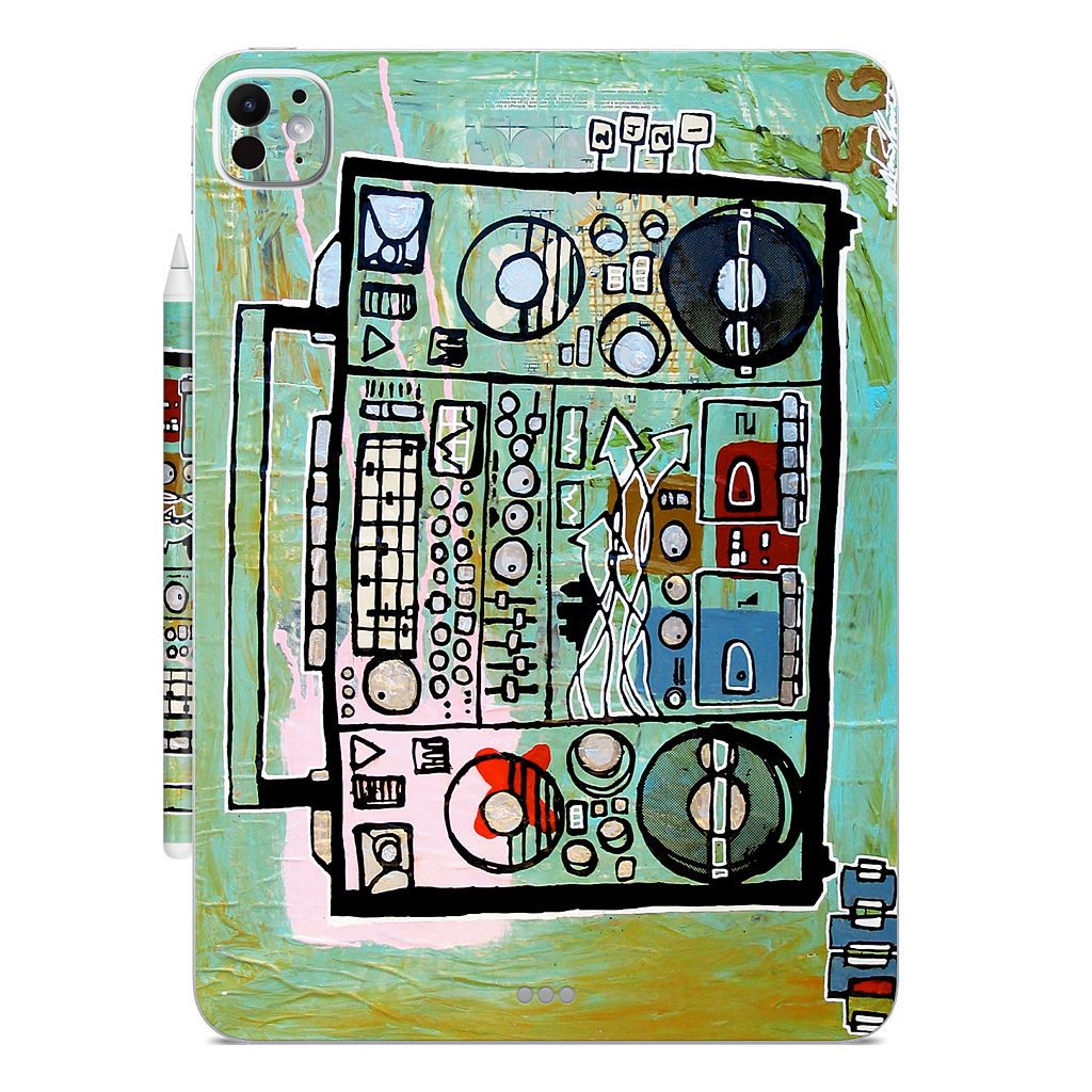 Ghetto Blaster iPad Skin