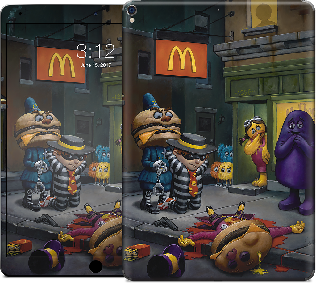 McCheese Gets Greased iPad Skin