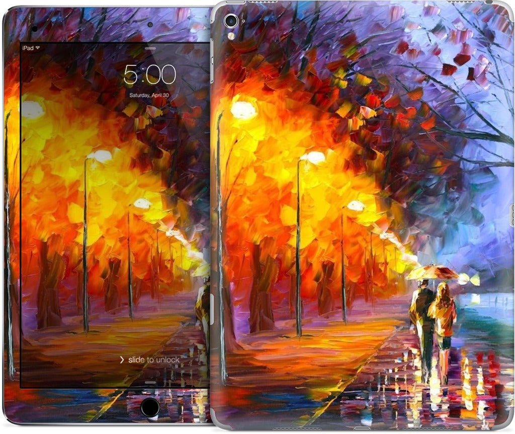 ALLEY BY THE LAKE by Leonid Afremov iPad Skin