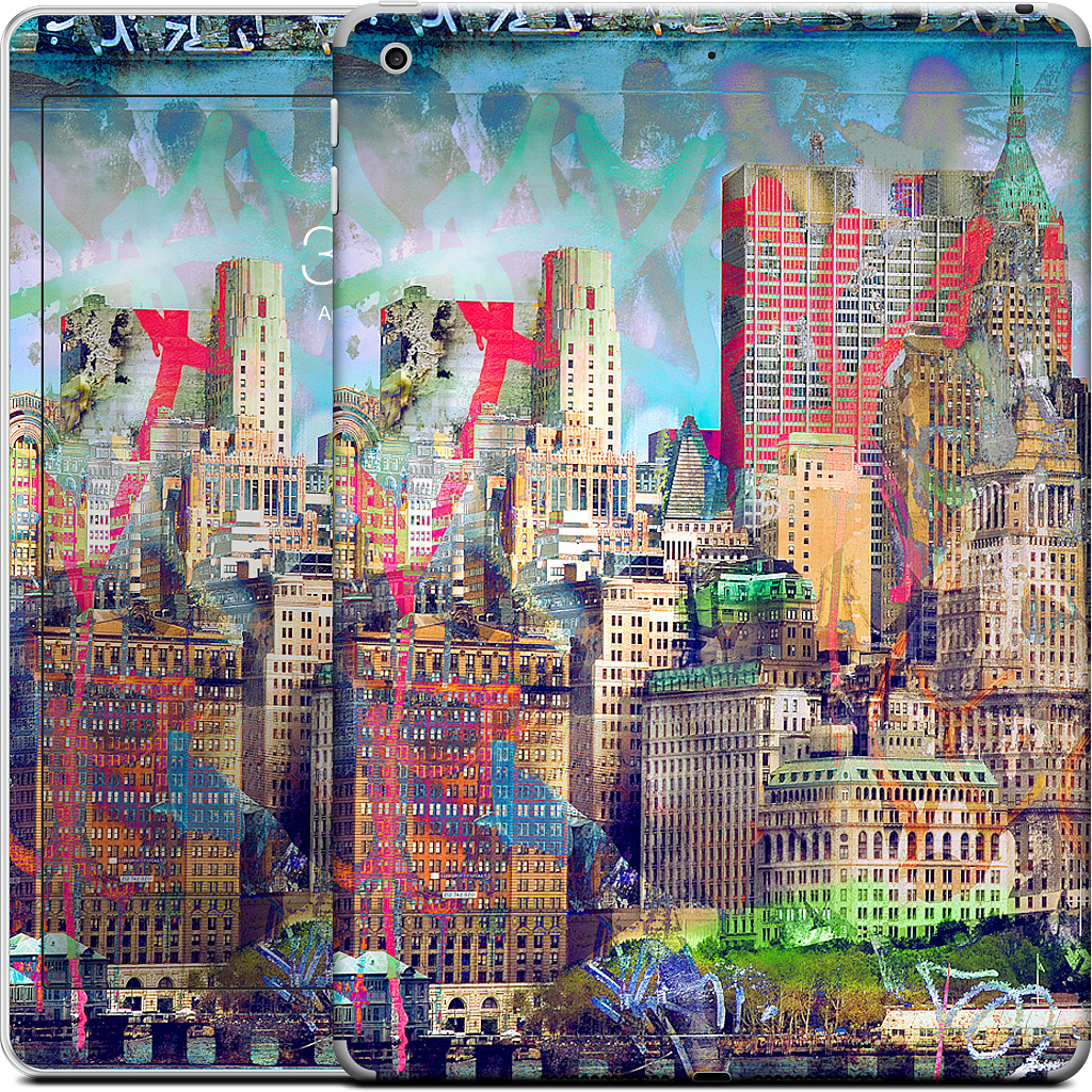 Graffiti Skyline iPad Skin