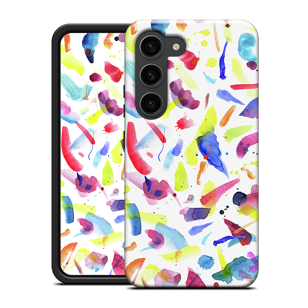 Watercolor Summer Brushstrokes Samsung Case