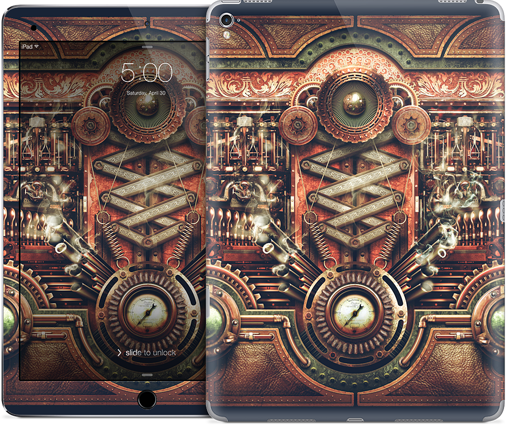 Steampunk Motherboard iPad Skin