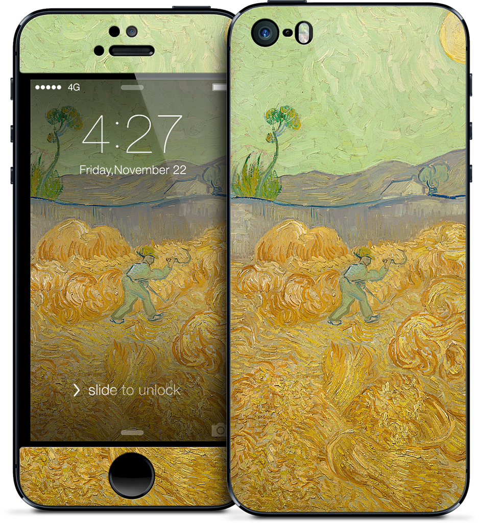 Wheatfield with a Reaper iPhone Skin