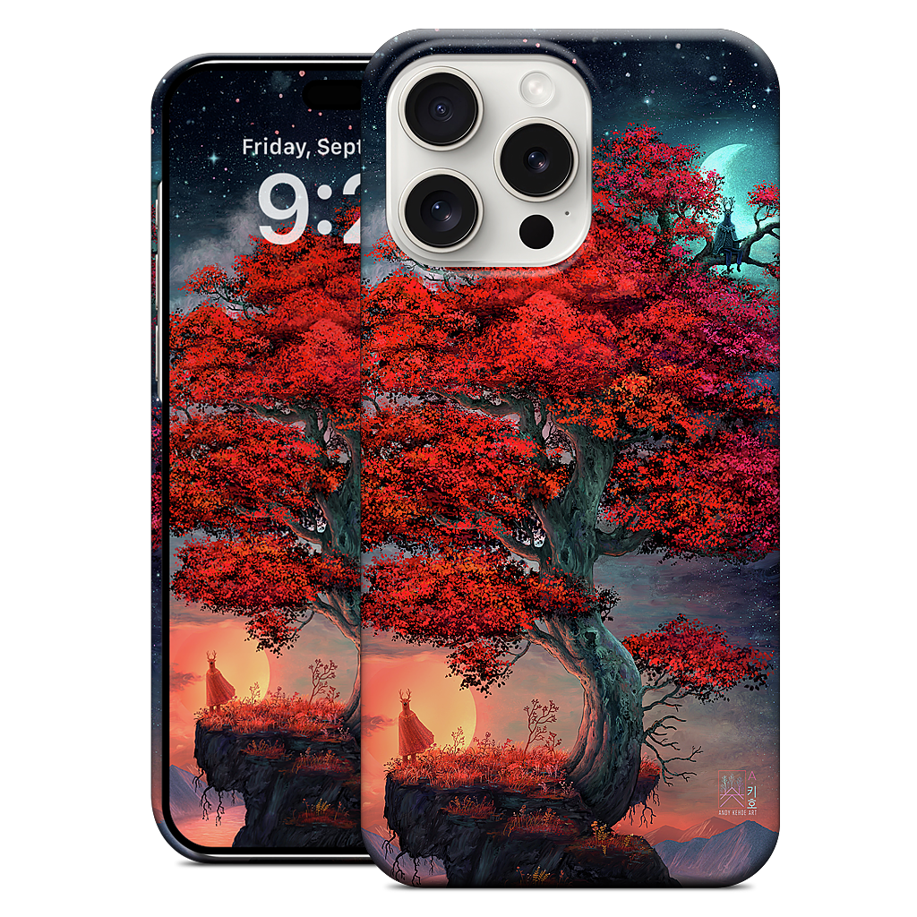 Light & Dark in Equal Parts iPhone Case