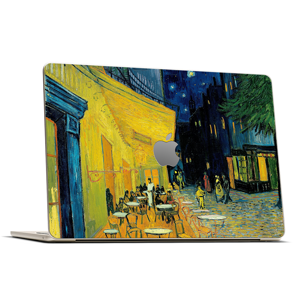 Cafe at Night MacBook Skin