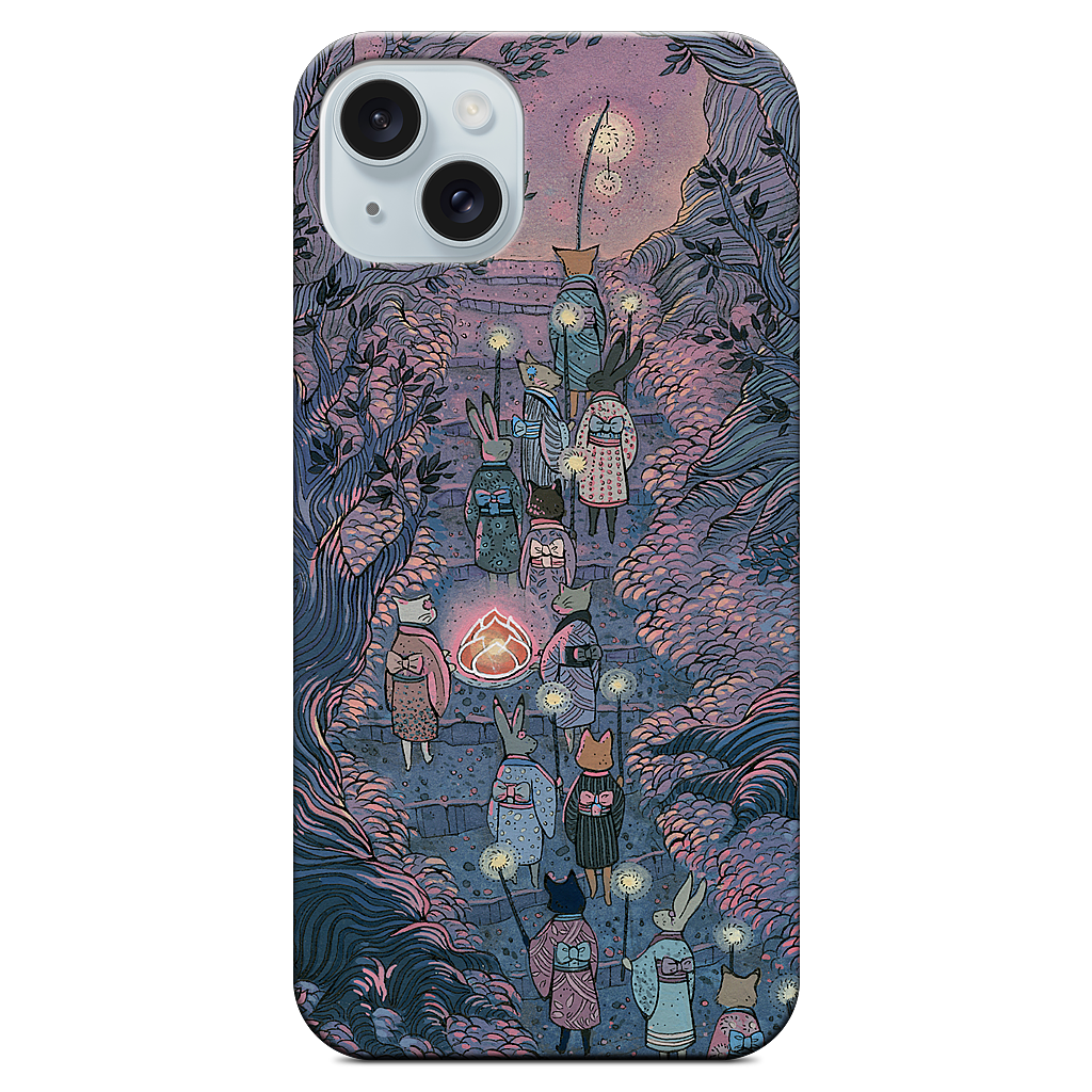 Woodland Procession iPhone Case