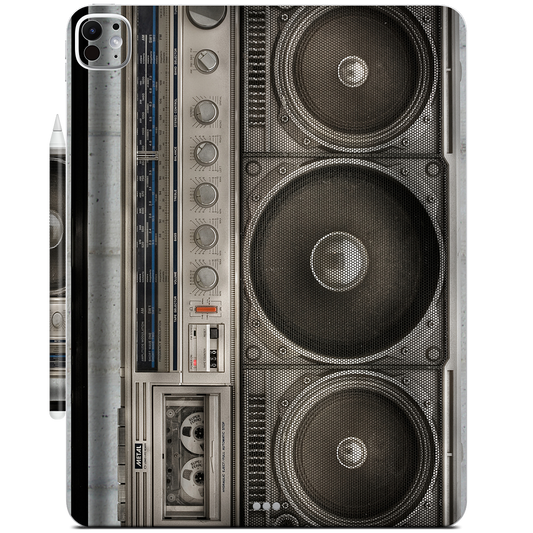 Boombox iPad Skin