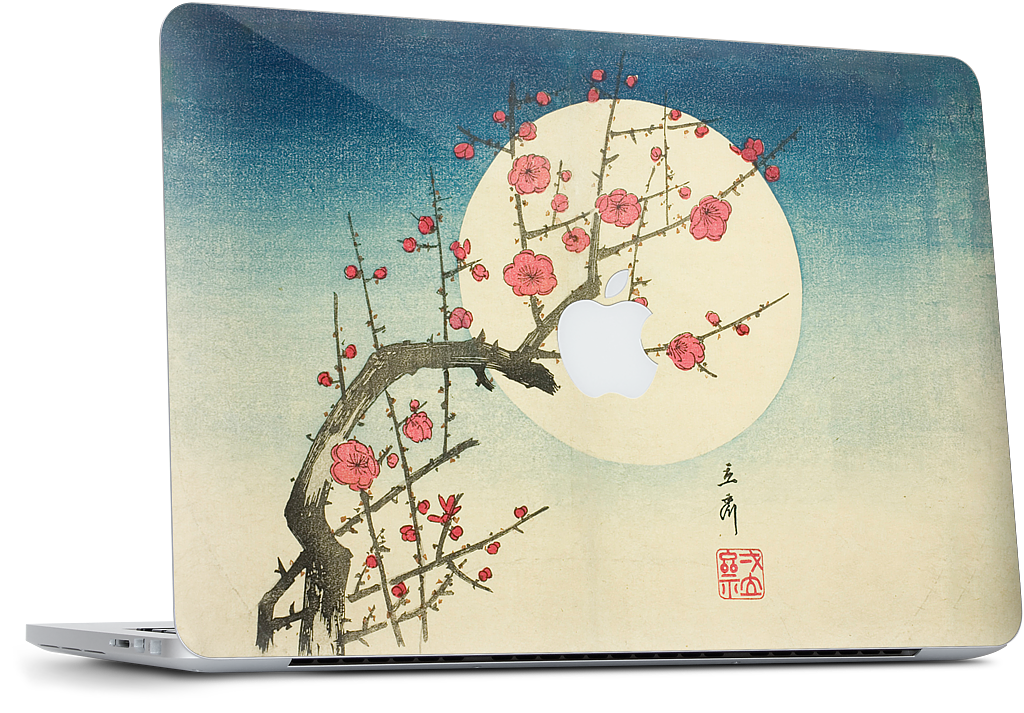 Red Plum Branch MacBook Skin