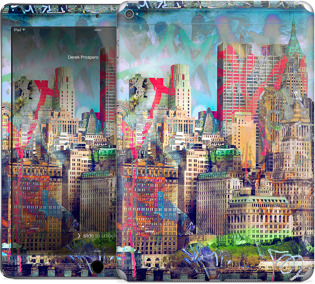 Graffiti Skyline iPad Skin