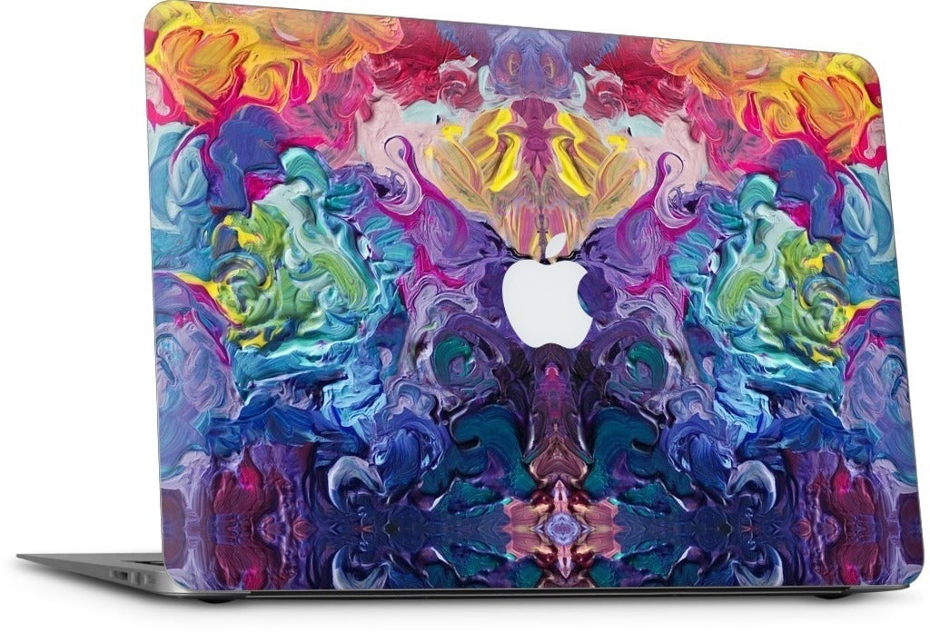 Rainbow Flow Abstract MacBook Skin