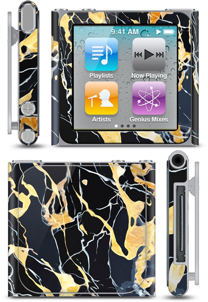 Black Marble iPod Skin