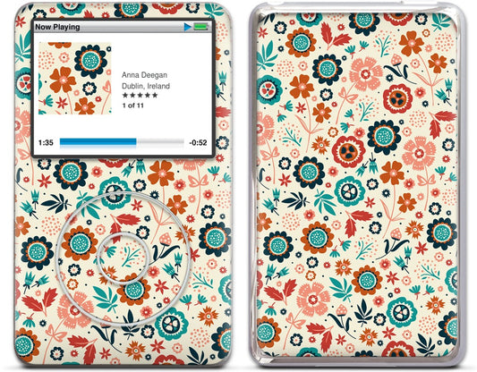 Folk Flowers iPod Skin