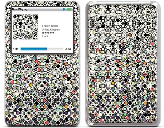 cellular ombre iPod Skin